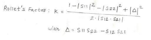 Amplifier stability factor