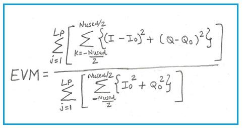 EVM equation
