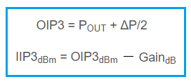 IIP3 Calculator and Formula: Calculate Input Intercept Point