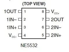 NE5532 pin diagram