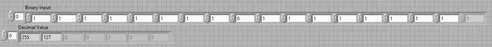 Binary to Decimal Converter LabVIEW Source Code