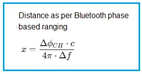 Bluetooth Channel Sounding (CS) Ranging Calculator : Phase based Vs. RTT