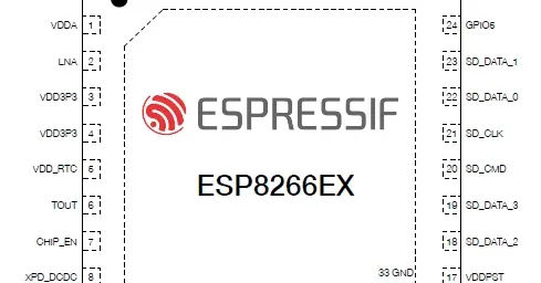ESP8266 WiFi Module: Pinout and Applications