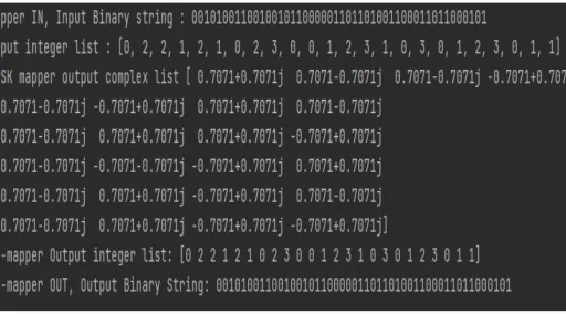 QPSK Mapper and Demapper Python Code