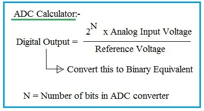ADC Calculator: Analog to Digital Converter